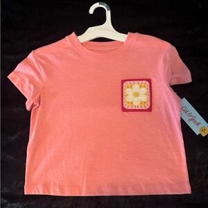Cat & Jack T-Shirt with Floral Patch